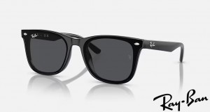 Ray Ban RB4420 Polished Black Frame Grey Lenses Sunglasses