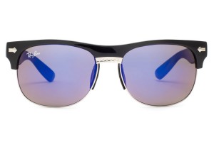 Ray Ban RB20257 Clubmaster Oversized Flash Lenses Black