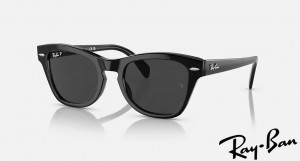 Ray Ban RB0707S Polished Black Frame Black Lenses Sunglasses