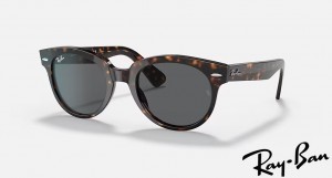 Ray Ban Orion Polished Tortoise Frame Grey Lenses Sunglasses