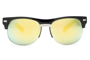 Ray Ban RB20257 Clubmaster Oversized Flash Lenses Black