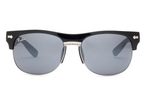 Ray Ban RB20257 Clubmaster Oversized Flash Lenses Black