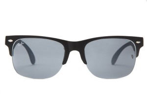 Ray Ban RB20257 Clubmaster Oversized Flash Lenses Black